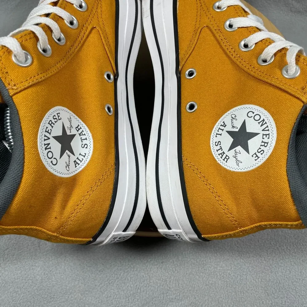 Converse Men's CTAS Size 9.5 Malden Street Golden Sundial Mid Top Shoes Sneakers